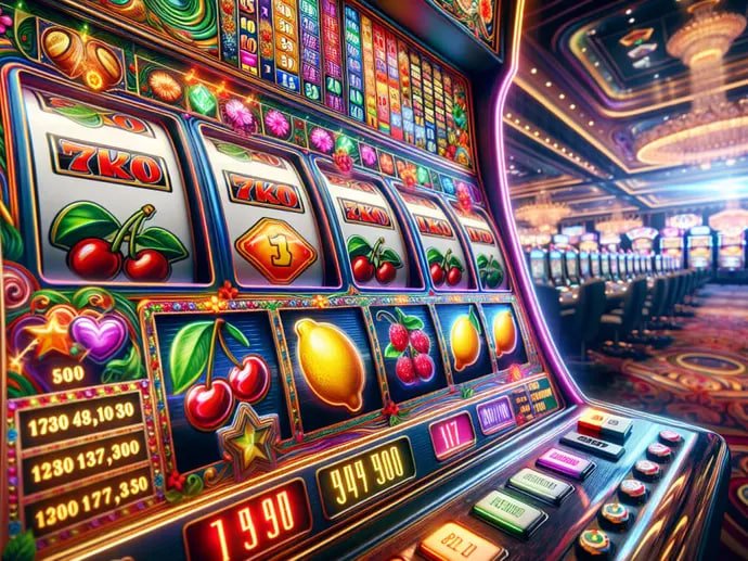 Close-up of online slot reels on 18jl platform for Philippine players